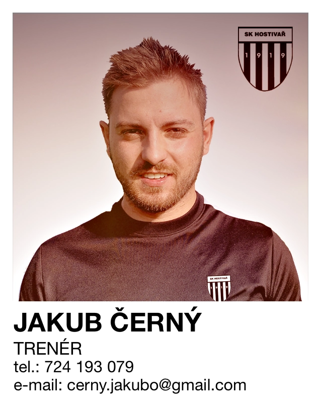 Jakub Černý - Trenér SK Hostivař
